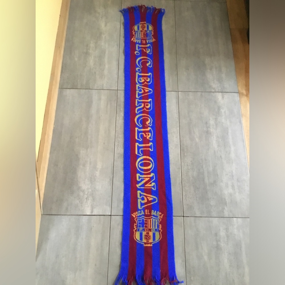 FC Barcelona Scarf Unisex Football Club Barcelona Soccer